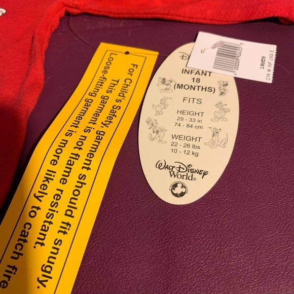 Walt Disney World Santa Mickey Duffy Baby Pajamas - Picture 6 of 6